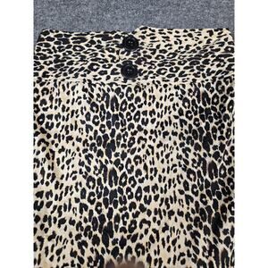 Twenty One Womens Skirt New Sz L Animal Print Mini Short Pencil Skirt